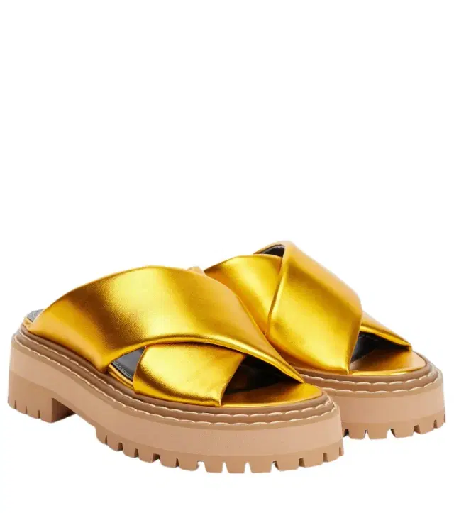 Proenza Schouler Metallic leather sandals