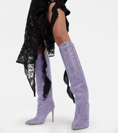 Paris Texas Holly embellished knee-high boots | Thumbnail 5