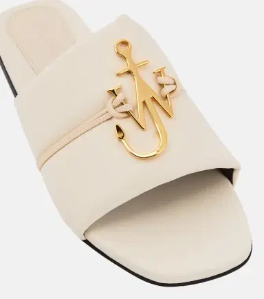 JW Anderson Anchor leather slides | Thumbnail 3