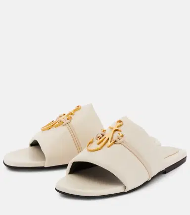 JW Anderson Anchor leather slides | Thumbnail 4
