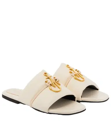 JW Anderson Anchor leather slides | Thumbnail 1