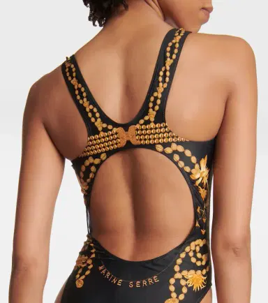 Marine Serre Printed swimsuit | Thumbnail 3