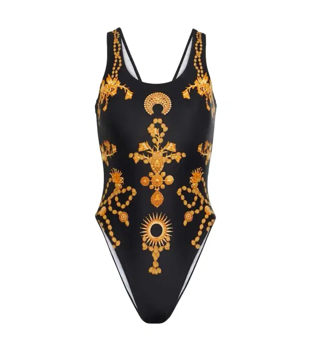 Marine Serre Printed swimsuit