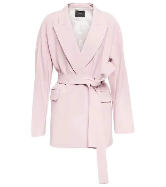 Joseph Wells belted wool-blend blazer