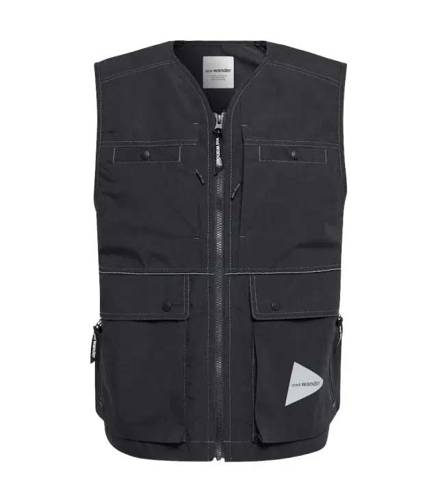 And Wander Zipped vest