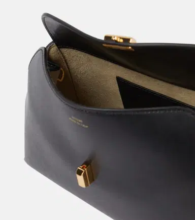TOTEME T-Lock Small leather clutch | Thumbnail 2 TOTEME T-Lock Small leather clutch | Thumbnail 2