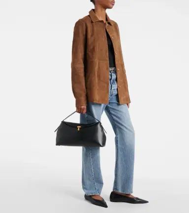 TOTEME T-Lock Medium leather tote bag | Thumbnail 4