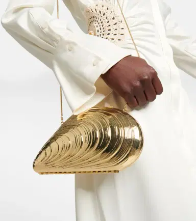 Simkhai Bridget metal shell clutch | Thumbnail 4