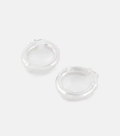 Jil Sander Small Bamboo hoop earrings | Thumbnail 2