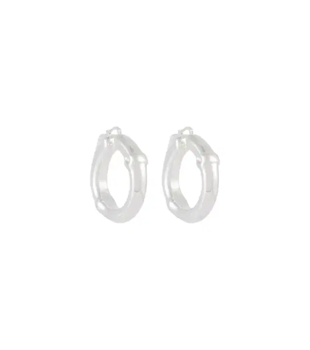Jil Sander Small Bamboo hoop earrings