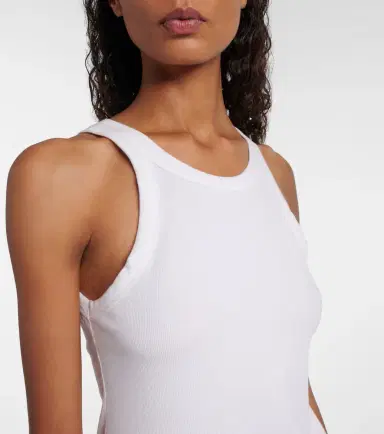 Toteme Cotton-blend jersey tank top | Thumbnail 4