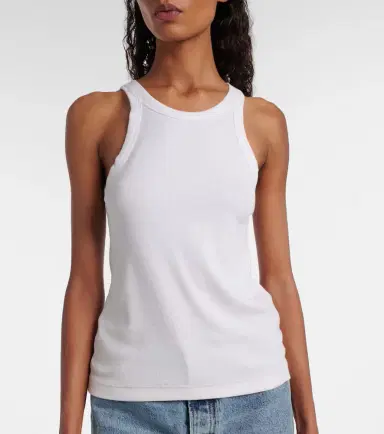Toteme Cotton-blend jersey tank top | Thumbnail 5