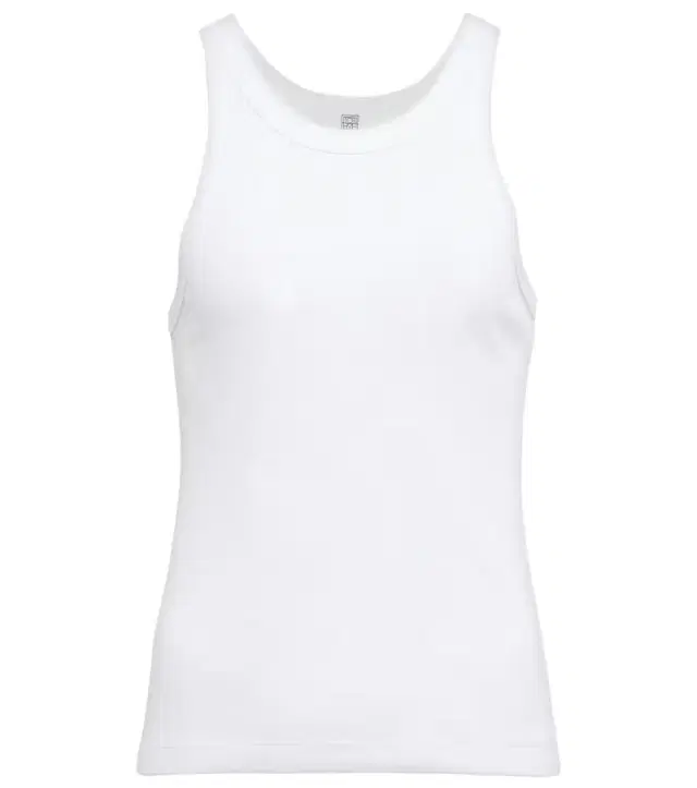 Toteme Cotton-blend jersey tank top