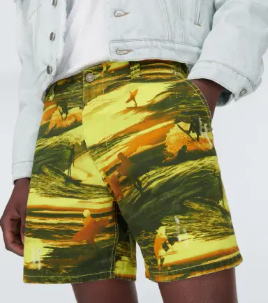 ERL Printed cotton shorts | Thumbnail 2