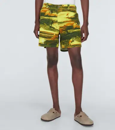 ERL Printed cotton shorts | Thumbnail 4