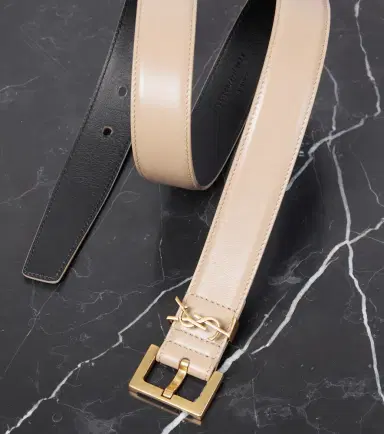 Saint Laurent Cassandre leather belt | Thumbnail 3 Saint Laurent Cassandre leather belt | Thumbnail 3