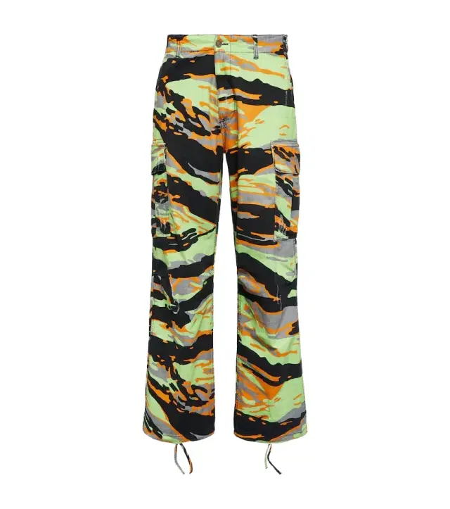 ERL Printed cotton cargo pants