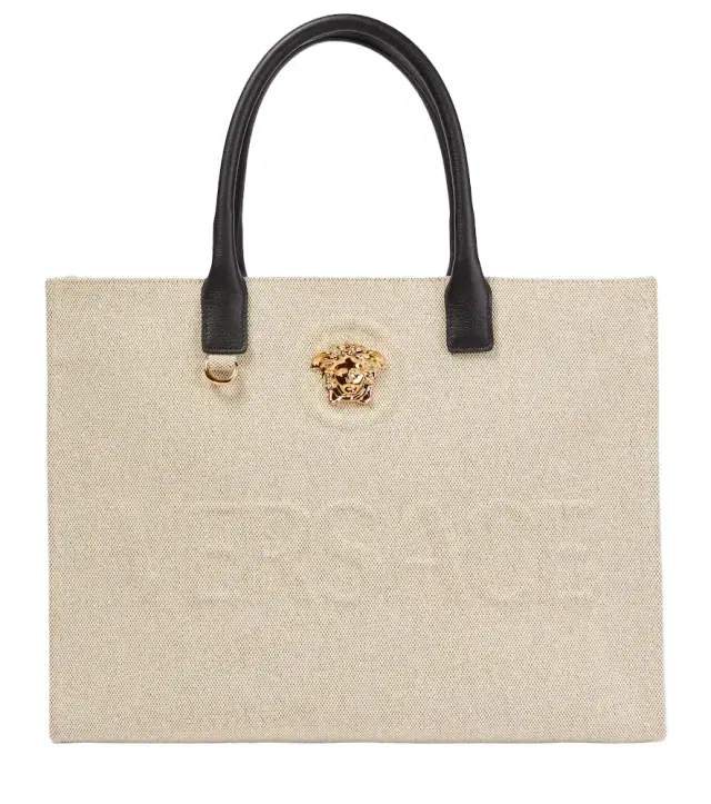 Versace La Medusa canvas tote bag