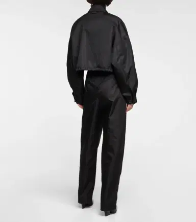 Prada Cropped nylon jacket | Thumbnail 3