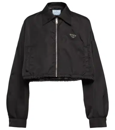 Prada Cropped nylon jacket | Thumbnail 1