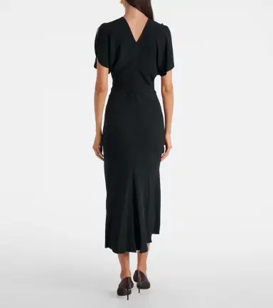 Victoria Beckham Crêpe midi dress | Thumbnail 2
