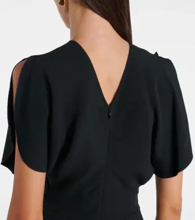 Victoria Beckham Crêpe midi dress | Thumbnail 4