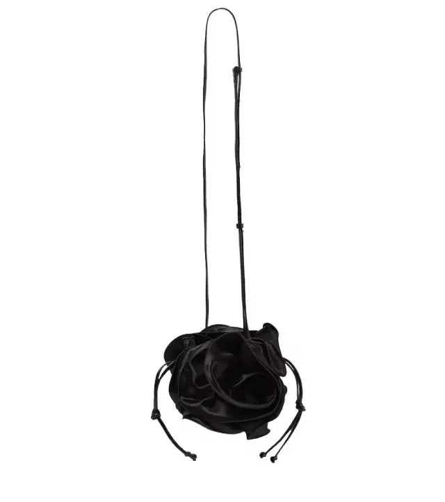 Magda Butrym Ruched satin shoulder bag