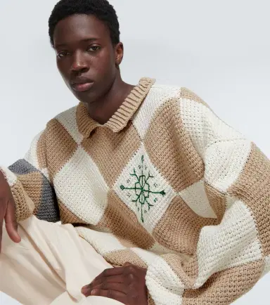 Adish Jacquard cotton sweater | Thumbnail 4