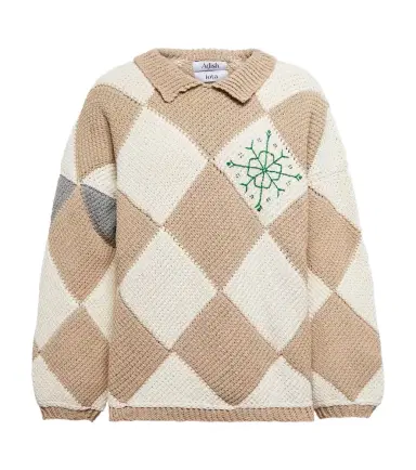 Adish Jacquard cotton sweater | Thumbnail 1