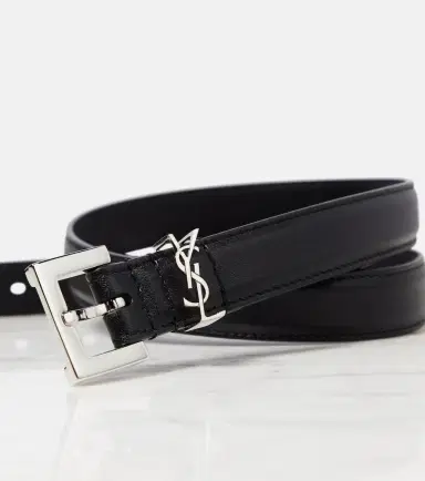 Saint Laurent Cassandre 20 leather belt | Thumbnail 3