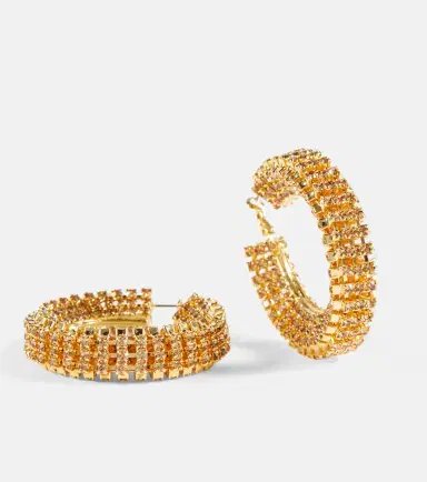 Magda Butrym Crystal-embellished hoop earrings | Thumbnail 2