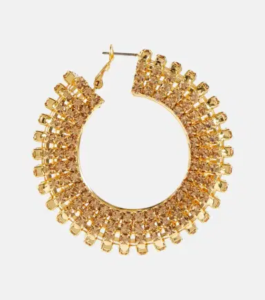 Magda Butrym Crystal-embellished hoop earrings | Thumbnail 3