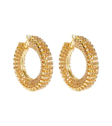 Magda Butrym Crystal-embellished hoop earrings | Thumbnail 1