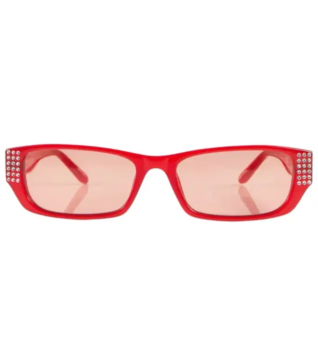 Magda Butrym x Linda Farrow embellished rectangular sunglasses