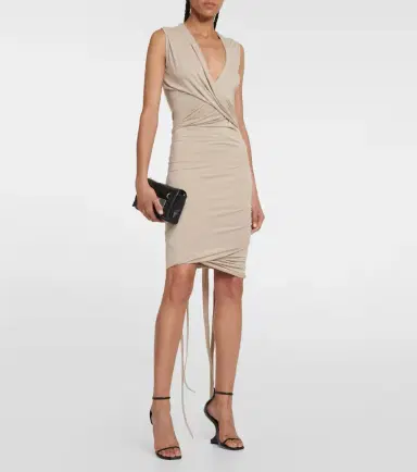Rick Owens Lilies ruched minidress | Thumbnail 2