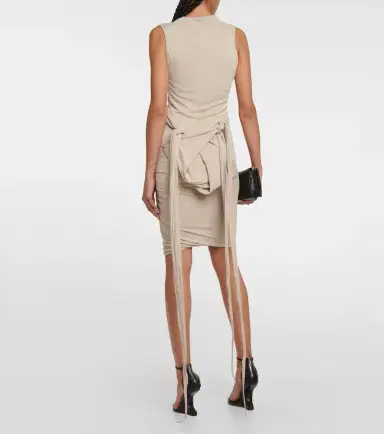 Rick Owens Lilies ruched minidress | Thumbnail 6