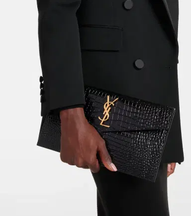 Saint Laurent Uptown patent leather clutch | Thumbnail 2 Saint Laurent Uptown patent leather clutch | Thumbnail 2