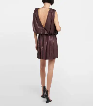 Rick Owens Lilies pleated jersey minidress | Thumbnail 2