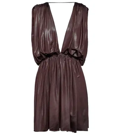Rick Owens Lilies pleated jersey minidress | Thumbnail 1