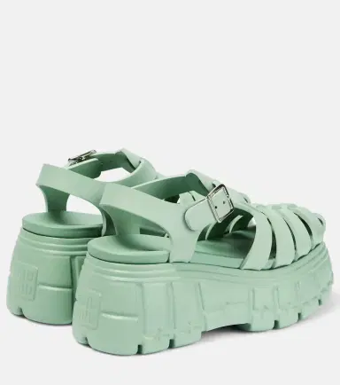 Miu Miu Fisherman EVA platform sandals | Thumbnail 2 Miu Miu Fisherman EVA platform sandals | Thumbnail 2