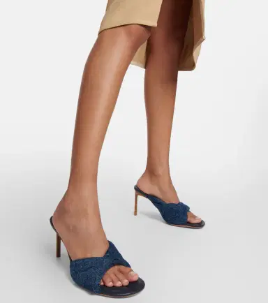 Jacquemus Les Mules Bagnu denim mules | Thumbnail 5