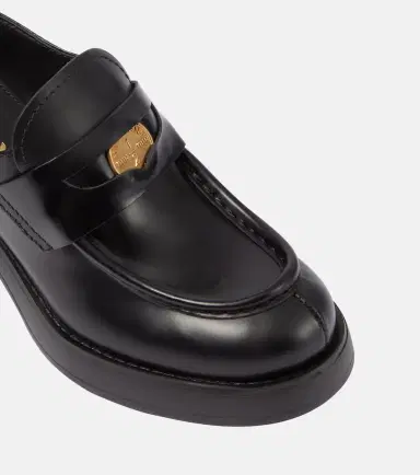 Miu Miu Leather penny loafers | Thumbnail 3