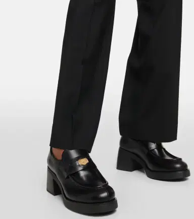 Miu Miu Leather penny loafers | Thumbnail 6
