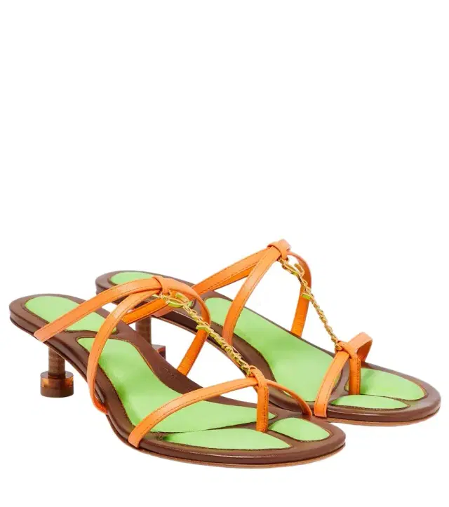Jacquemus Les Sandales Basses Pralu leather sandals