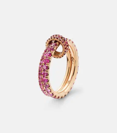 Spinelli Kilcollin Delphinus Rouge Petite Deux 18kt gold ring with sapphires and rubies | Thumbnail 2