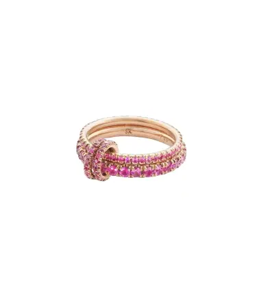 Spinelli Kilcollin Delphinus Rouge Petite Deux 18kt gold ring with sapphires and rubies | Thumbnail 1