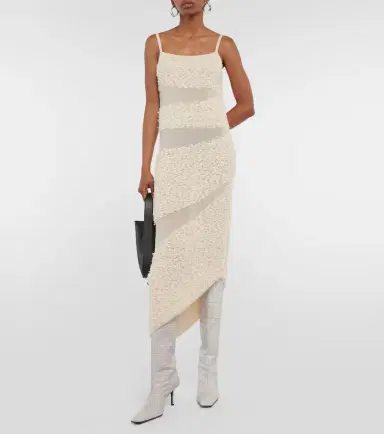 Dion Lee Paneled linen-blend gown | Thumbnail 3