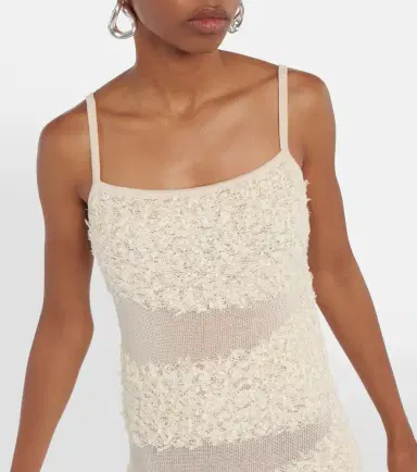 Dion Lee Paneled linen-blend gown | Thumbnail 4