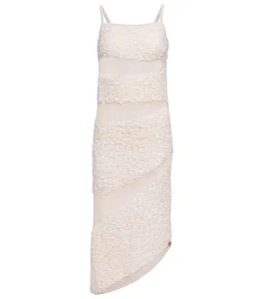 Dion Lee Paneled linen-blend gown | Thumbnail 1