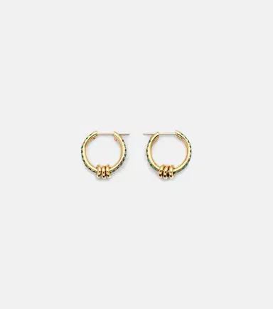 Spinelli Kilcollin Ara 18kt gold earrings with emeralds | Thumbnail 2 Spinelli Kilcollin Ara 18kt gold earrings with emeralds | Thumbnail 2